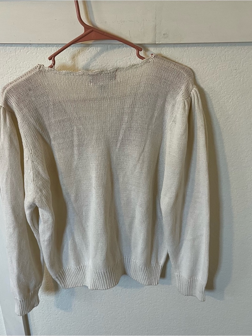 Vintage Worthington Women's Large Floral Knit Cardigan Sweater. - Picture 5 of 6